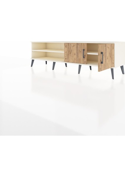Hyperion Tv Ünitesi 2 Raflı 2 Kapaklı 176X44X51 Aytaşı-Çam/aytaşı modelleri