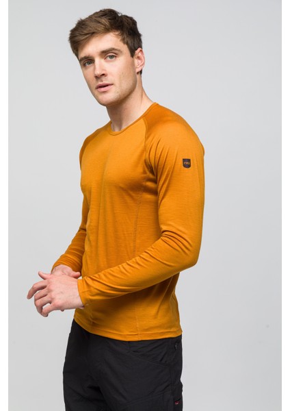 All-Season %100 Merino Uzun Kollu T-Shirt 135 gr - Çöl Rengi
