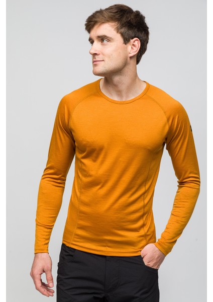 All-Season %100 Merino Uzun Kollu T-Shirt 135 gr - Çöl Rengi fiyatları