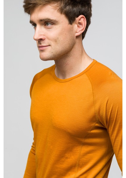 All-Season %100 Merino Uzun Kollu T-Shirt 135 gr - Çöl Rengi fırsatları
