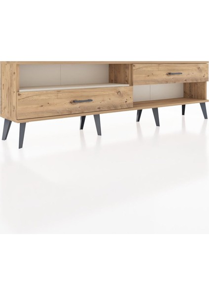 Arges Tv Ünitesi Tek Raflı 2 Çekmeceli 176X30X51 Çam-Aytaşı/çam fiyatları