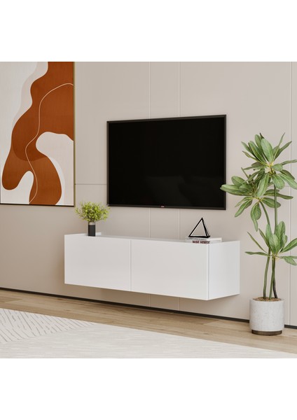 Hitit Beyaz Tv Ünitesi 120 cm