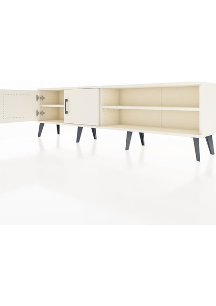 Arges Tv Ünitesi 2 Raflı 2 Kapaklı 176X30X51 Aytaşı-Aytaşı/aytaşı fırsatları