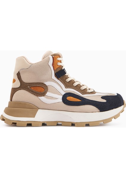 Emma Lacivert Süet Detaylı Bağcıklı Kadın Spor Bot fiyatları