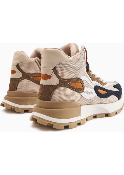 Emma Lacivert Süet Detaylı Bağcıklı Kadın Spor Bot fırsatları