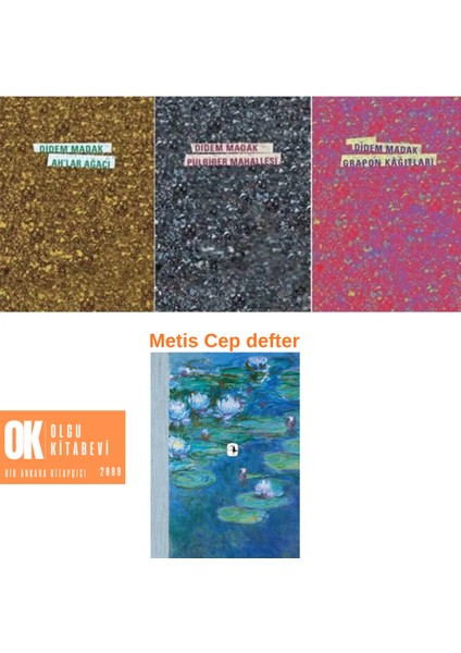 Didem Madak / Ah'lar Ağacı - Pulbiber Mahallesi - Grapon Kağıtları ( Metis Cep Defter Hediyeli)