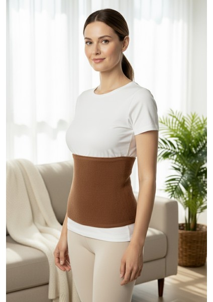 Termal Yün Bel Korsesi Deve Tüyü Sıcak Tutan Soğuklara Karşı Koruma Medikal Bel Korsesi