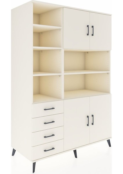 Kronos Dolap 9 Raflı 4 Çekmeceli 4 Kapaklı 132X59X195 Aytaşı-Aytaşı/aytaşı fiyatları