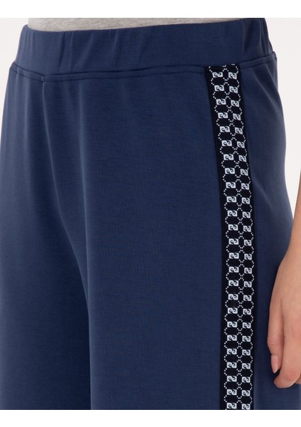 Kadın Lacivert Flare Fit Eşofman Altı 50309854-VR033 indirimleri