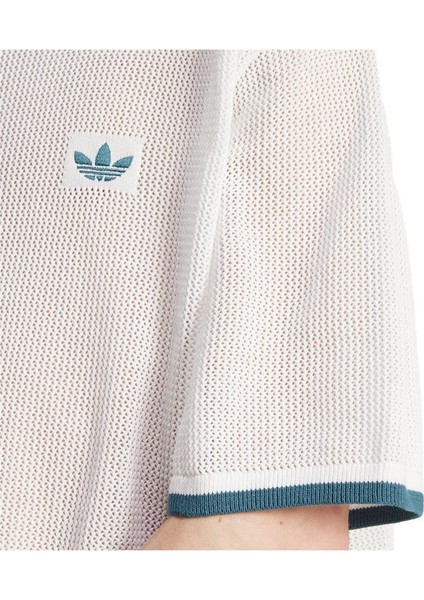 Erkek Beyaz T-shirt KNITTED SHIRT KC3526