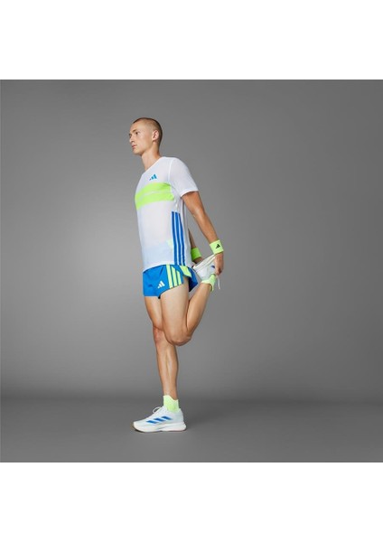 Erkek Beyaz T-shirt ADIZERO R TEE M JD7316