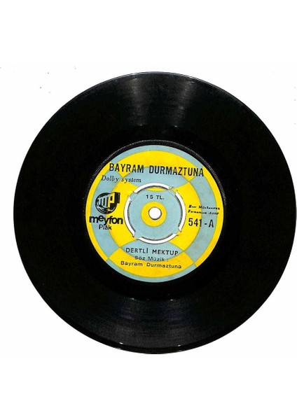 Bayram Durmaztuna - Dertli Mektup Sığındım Sana Plak (108) PLK19778
