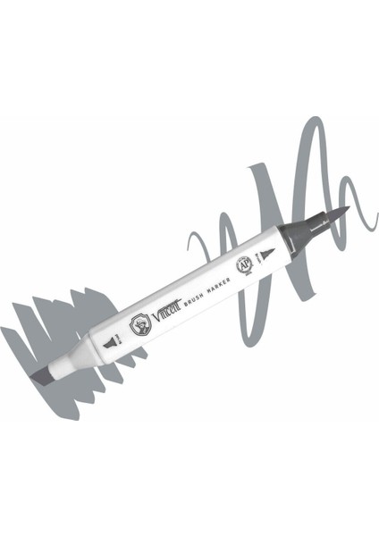 Graph Master Brush Marker TG07 Toner Gray 07