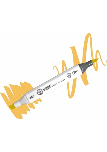 Graph Master Brush Marker Y135 Yellow Ochre