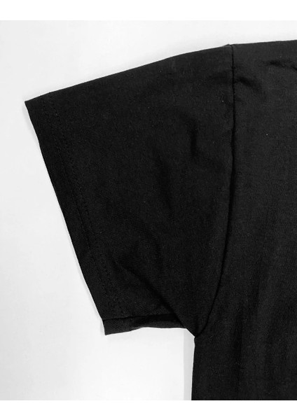 Halloween Cadılar Bayramı Parti Konsepti %100 Pamuk Premium Baskı Kalitesine Sahip Siyah Tişort fırsatları