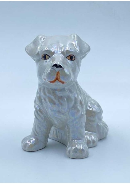 Antika Porselen Köpek Biblo AOB1814