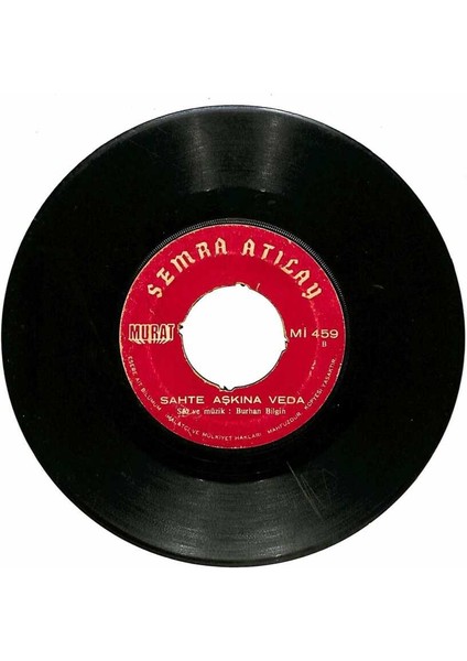 Semra Atılay - Kırdın Ümitlerimi Sahte Aşkına Veda Plak (106) PLK20177 fiyatları