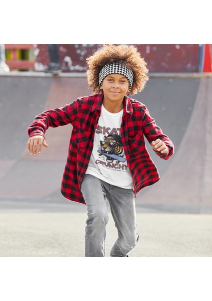 Skate Crunchy – Çocuk Tişört (Kaykay Ruhunu Taşı)