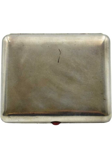 Kabartma Motif Detaylı Rus Yapımı Gümüş Tütün Tabakası AOB1061 fiyatları