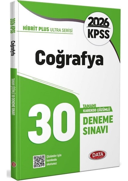 Data 2026 Kpss Coğrafya Ultra 30 Deneme Çözümlü Data Yayınları