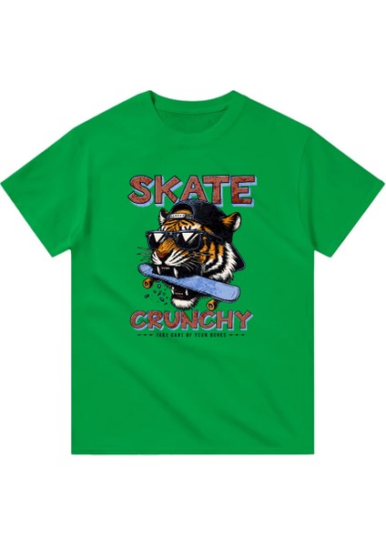Skate Crunchy – Çocuk Tişört (Kaykay Ruhunu Taşı)