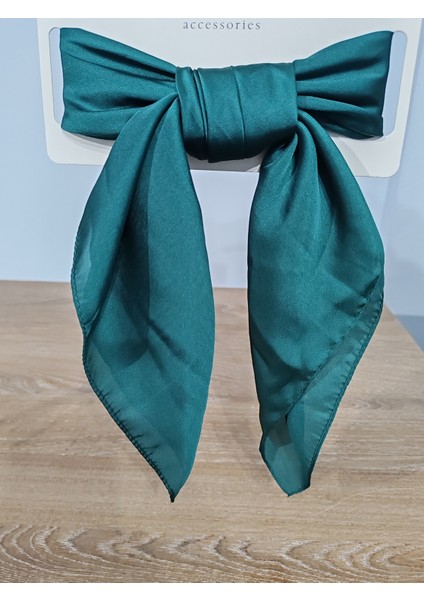 Beray 70*70 cm Desenli Saten Fular Yeşil modelleri