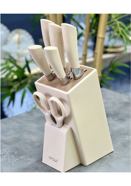Pamela 7 Parça Standlı Bıçak Seti