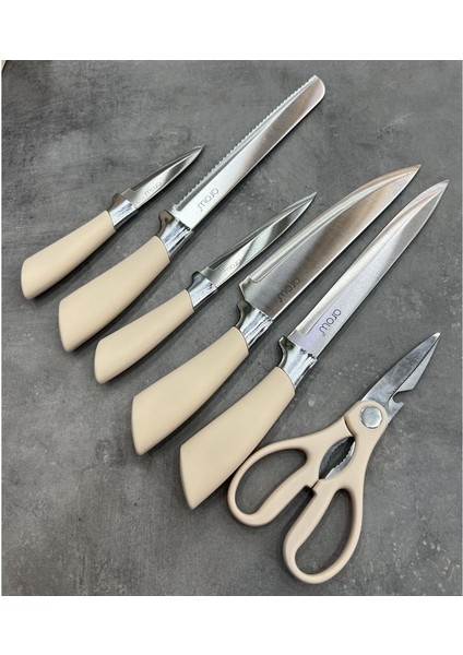 Pamela 7 Parça Standlı Bıçak Seti modelleri