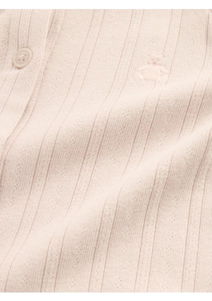 Bebek Açık Pembe Pointelle Fitilli Outfit Set fiyatları