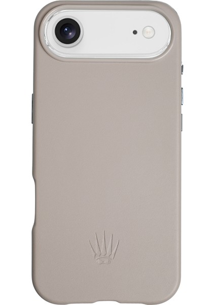 Bexocase Iphone 17 Air Gri Magsafe Özellikli Deri Kılıf