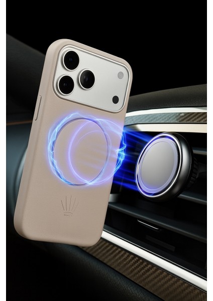 Bexocase Iphone 17 Air Gri Magsafe Özellikli Deri Kılıf fiyatları