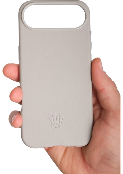 Bexocase Iphone 17 Air Gri Magsafe Özellikli Deri Kılıf modelleri