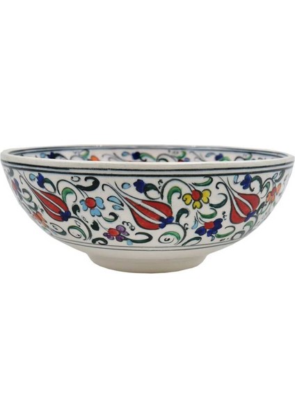 Çiçek Desenli Çini Kase AOB1100 fiyatları