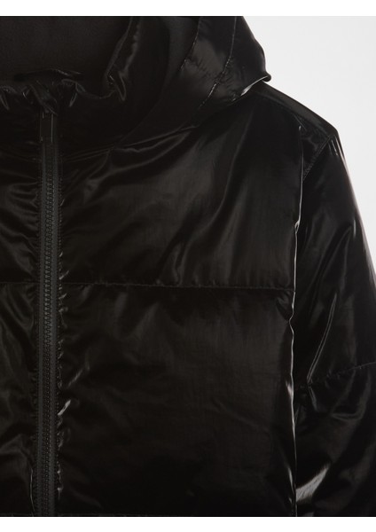 Kız Çocuk Siyah Coldcontrol Max Shine Şişme Puffer Mont fiyatları