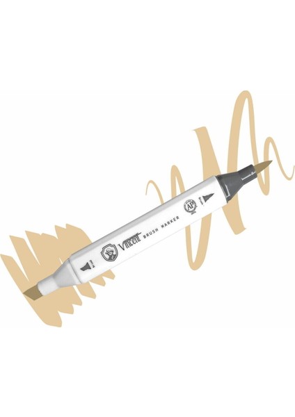 Graph Master Brush Marker W145 Natural