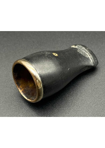 Avrupa Eski Dönem 8 Ayar Altın Çıkışlı … Ağacı Sigara Ağızlığı AOB3002