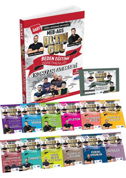 Dizgi Kitap 2026 Öabt Meb-Ags Beden Eğitimi Öğretmenliği Altın Gol Konu Anlatımlı Modüler Set - Emir Beyazıt, Ibrahim Ögür Dizgi Kitap Yayınları