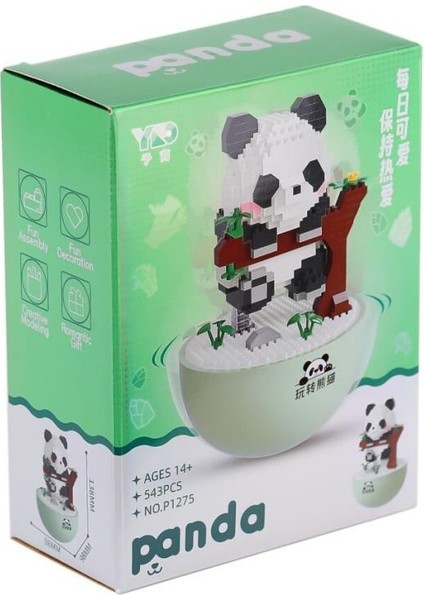 P1275 Panlos Panda 543 Parça Blok Seti -Vagon Life
