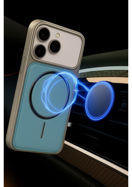 Neomag Case Iphone 17 Pro Turkuaz Manyetik Özellikli Deri Kılıf fiyatları