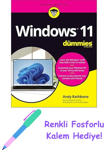 Windows 11 For Dummies + Fosforlu Kalem Hediye