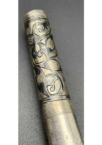 Osmanlı Dönemi Savatlı Gümüş Sigara Ağızlığı AOB2999 fırsatları