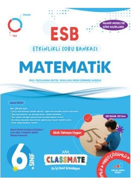 Okyanus 2026 6. Sınıf Classmate Matematik Etkinlikli Soru Bankası