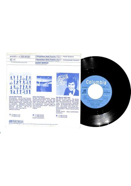 Danny Mirror (1977 - Germany) – I Remember Elvis Presley (109) PLK15726 fiyatları