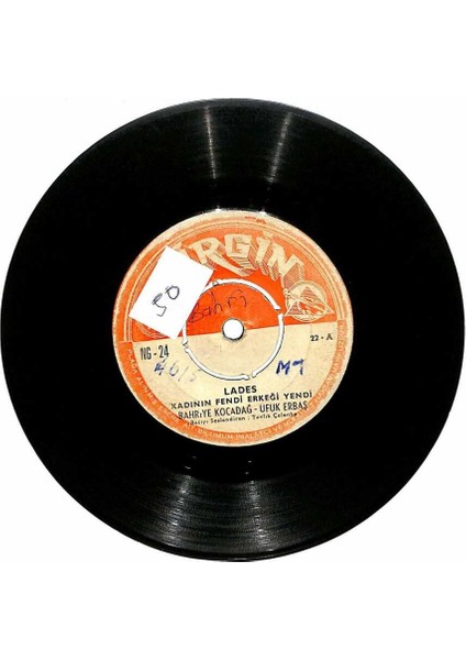 Bahriye Kocadağ & Ufuk Erbaş - Lades Kadının Fendi Erkeği Yendi Ceylan Gözlü Cemile Plak (106.5) PLK19848