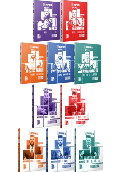 2026 Kpss Türkçe Matematik Tarih Coğrafya Vatandaşlık Konu Anlatımı Soru Bankası