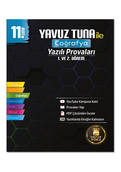 Yavuz Tuna 11. Sınıf Coğrafya Yazılı Provaları 1. ve 2. Dönem Yavuz Tuna