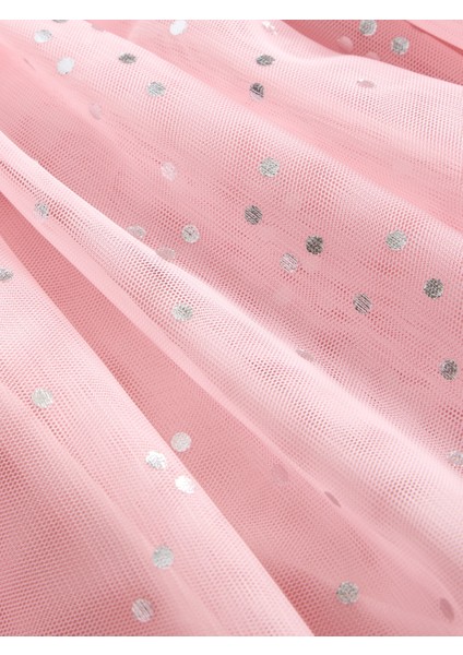 Kız Bebek Pembe Mixed Media Bubble Elbise fiyatları