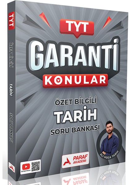Paraf Akademi Yks Tyt Ali Hoca Tarih Garanti Konular Soru Bankası - Ali Gürbüz Paraf Akademi Yayınları