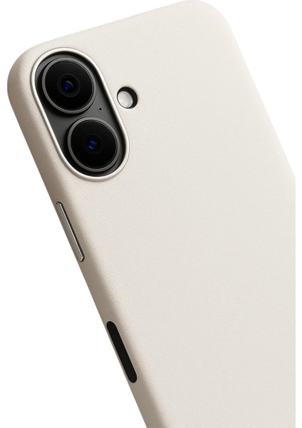 Monocase Iphone 17 Beyaz Magsafe Özellikli Deri Kılıf modelleri