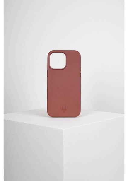 Triton Iphone 15 Pro Max Kiremit Kılıf Magsafe Özellikli Deri Kılıf modelleri